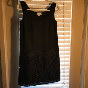 Black Sequin Shift Dress